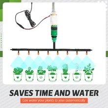 Mist Cooling Automatic Irrigation System Micro Spray Drip Irrigation Kit Garden Watering System Fog Nozzles Kit for Greenhouse