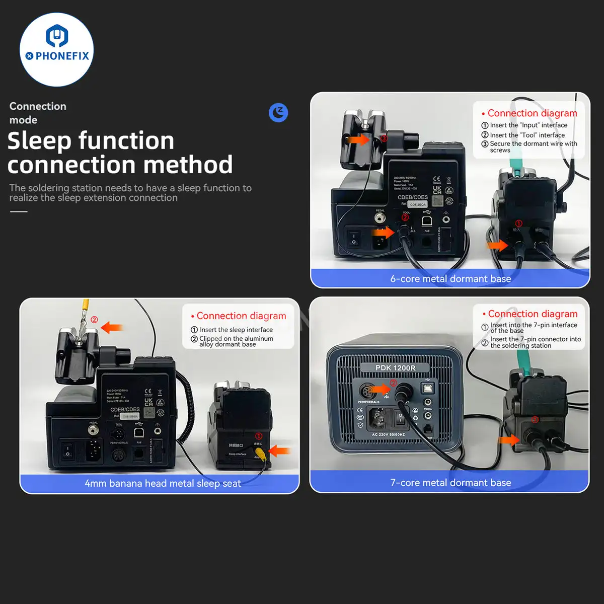 i2C RS400 납땜 인두 스탠드 T245 T115 T210 T470 철 팁 Sugon Aixun 납땜 스테이션 용접 도구 용 납땜 홀더