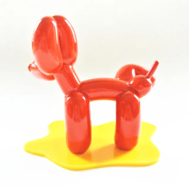 Nouveau ballon de pipi nordique, Sculpture de chien, artisanat en résine, Statue d'animal, décoration de chambre à coucher, Sculptures et Figurines, décoration de chien 4