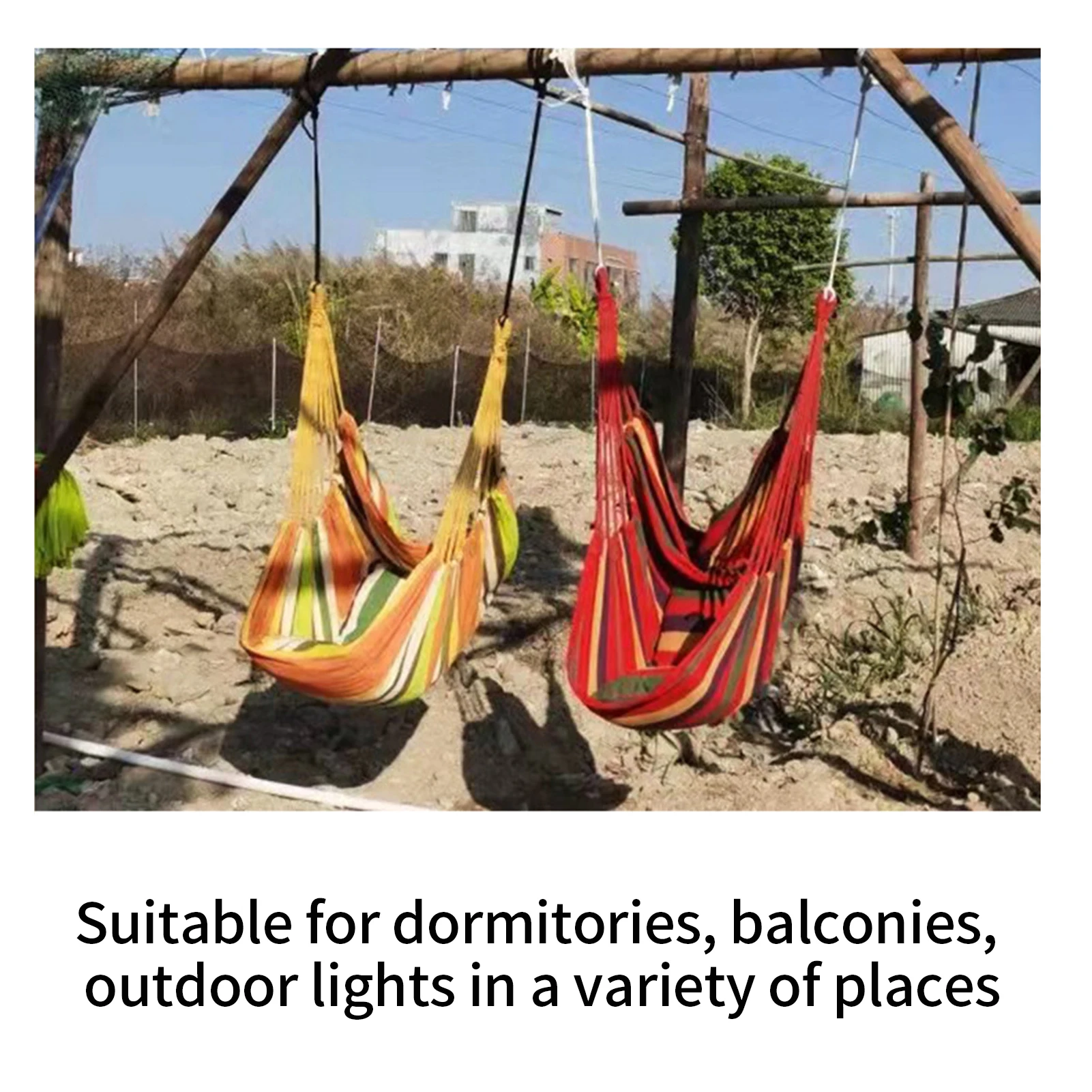 Camping hammock hammock straps camping accessories outdoor hammock swing hammock swing chair hammock rope hammock fittings Camping Hammock Portable Outdoor Canvas Hanging Bed Single Person Garden with Straps Bag for Patio