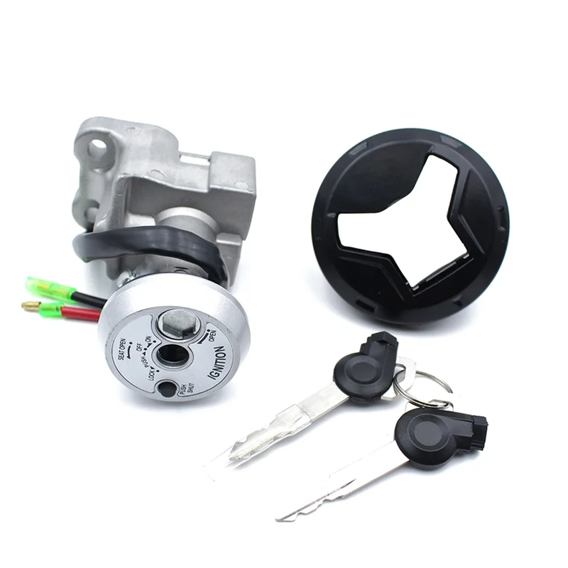 Motorcycle Ignition Switch Lock Fuel Petrol Tank Gas Cap for Yamaha NMAX 155 2015- Gas Cover with Key