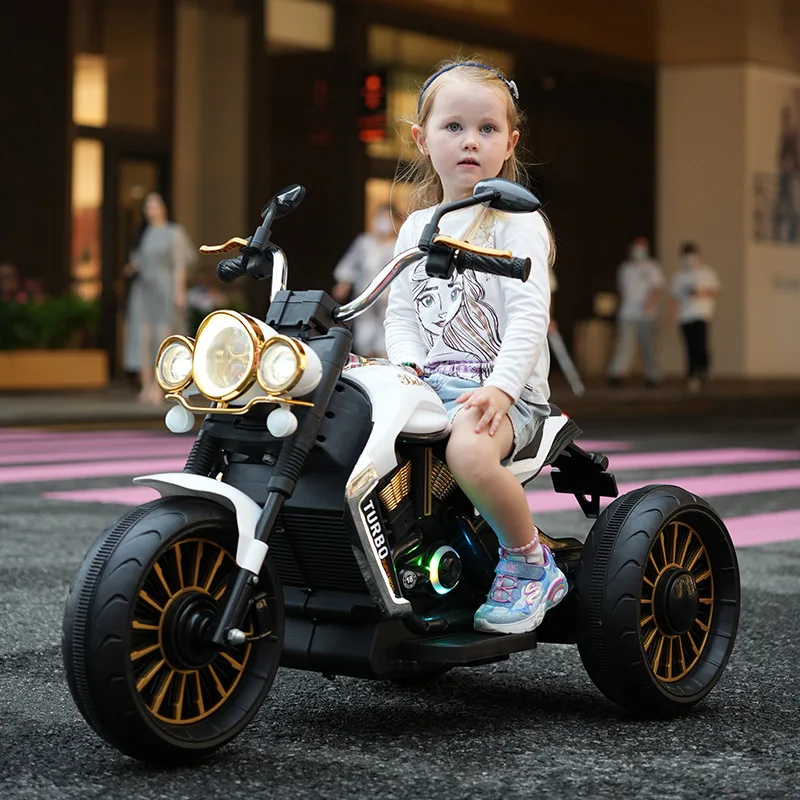Male And Female Children's Baby Toy Electric Motorcycle Tricycle Can Sit On Adult Sized Retro Scooter 4