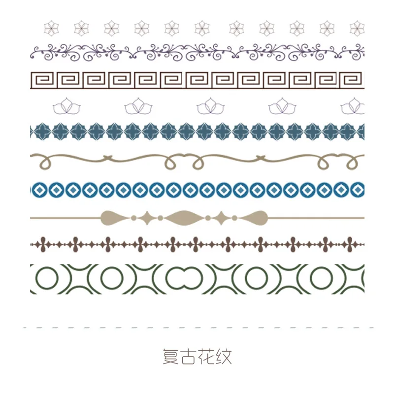 와시 테이프 DIY 재료 스티커 마스킹 테이프, 미적 문구 스크랩북 용품, 일기 장식 학교 용품, 10 롤