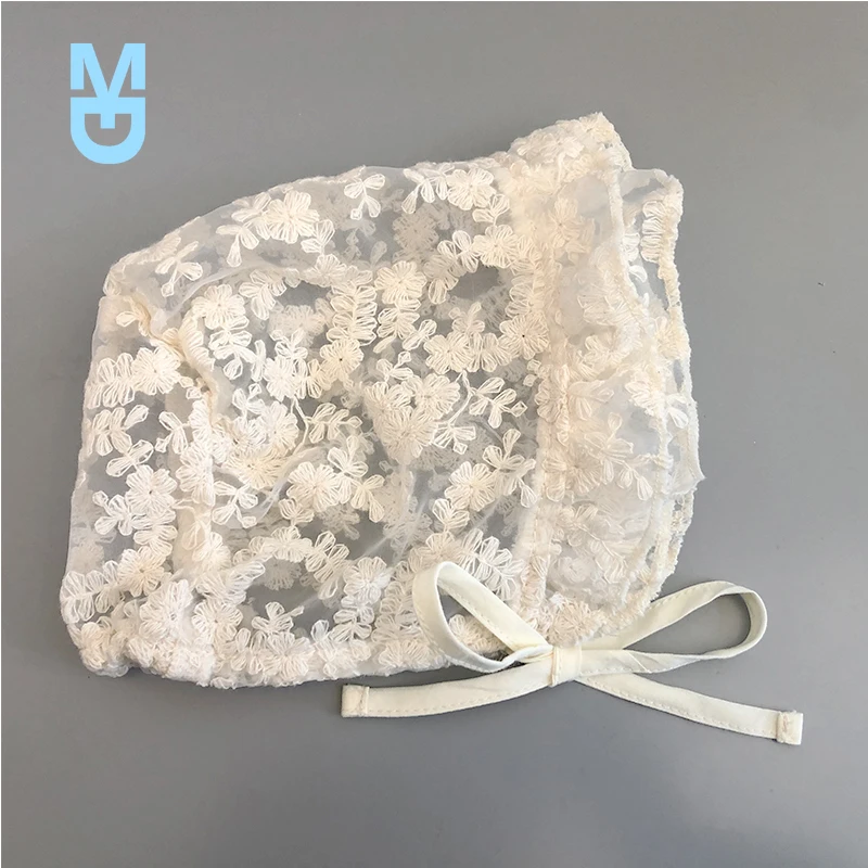 New Summer Lace Flower Sun Hat Toddlers born Baby Girls Boy Kids Spring Soft Bonnet Photography Props For Accessories |