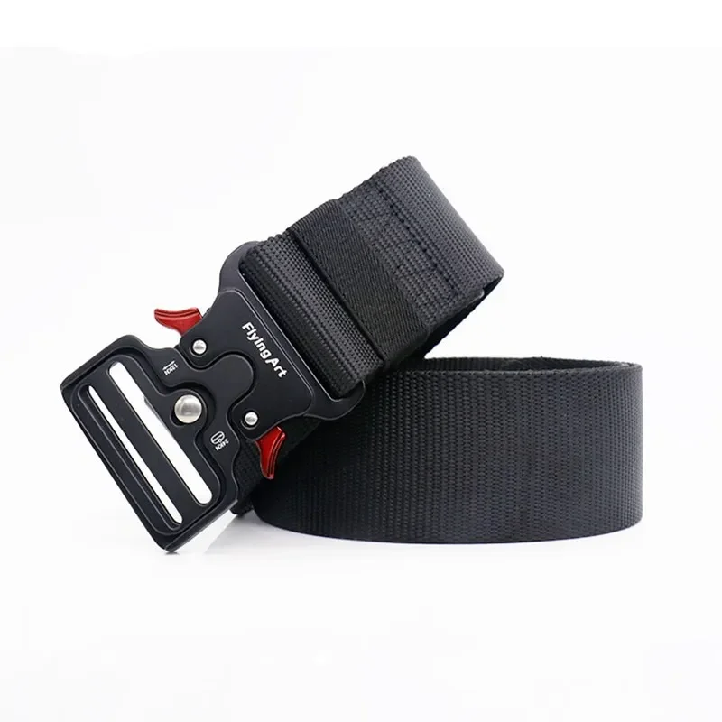 Belt Military Nylon Tactical 50MM Wide Outdoor Training Pants Accessories Waistband Unisex elastic belt 50MM