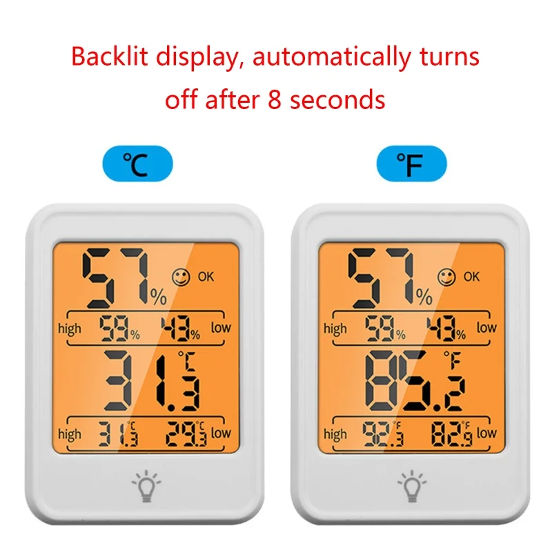 Digital Thermometer Indoor Hygrometer Room Thermometers And