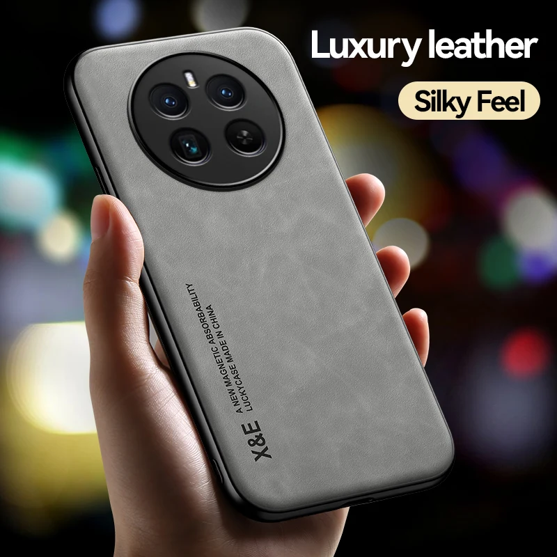Luxury Shockproof Magnetic Phone Case with Car Holder Functionality