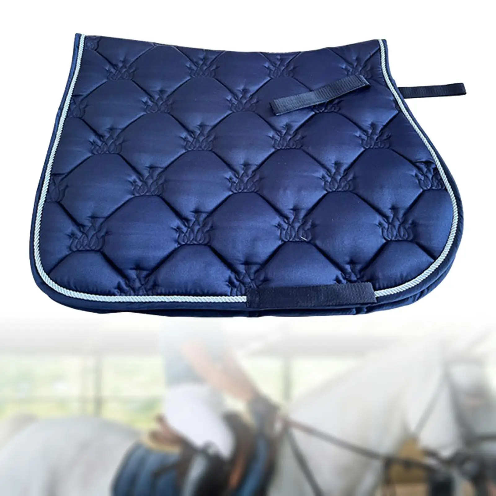 Horse Saddle Pad Seat Cushion Nonslip Breathable Durable Dressage Saddle Pad