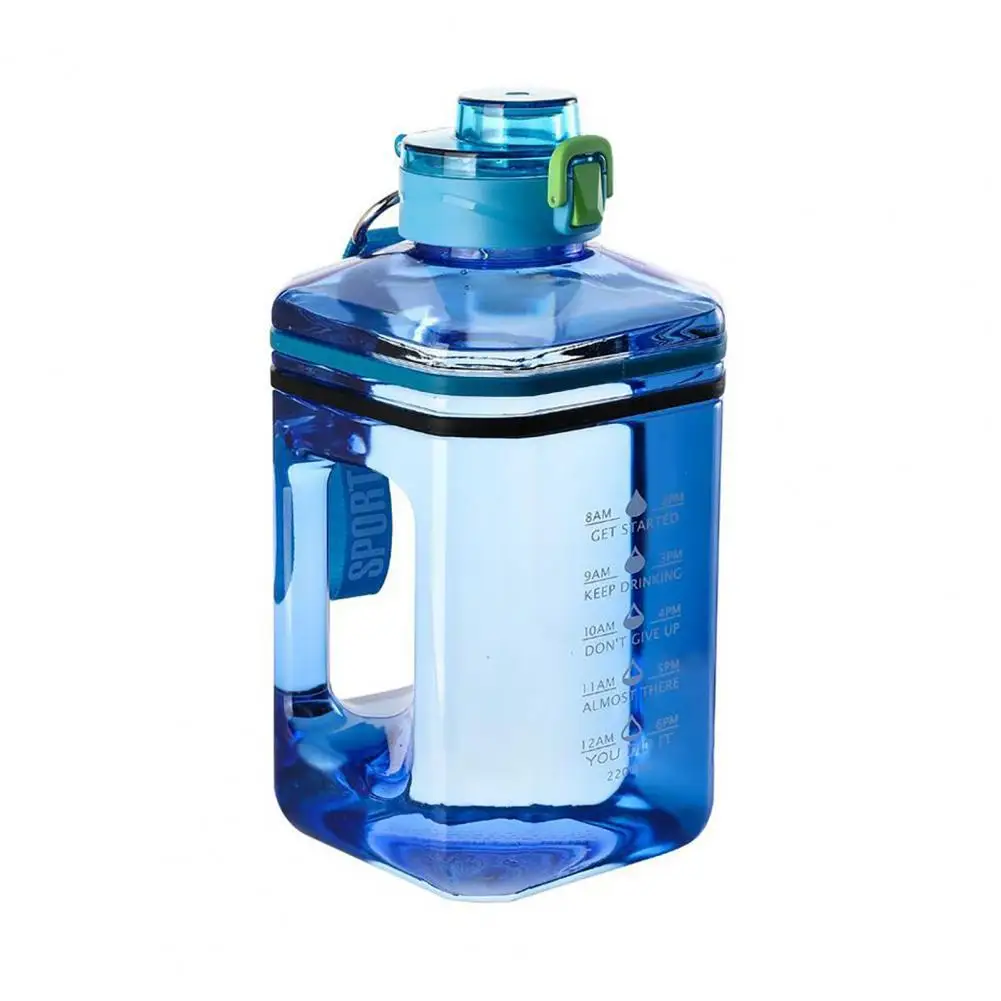 2.2L Water Bottle Convenient Sturdy Large Capacity Extra Large Sports Drinking Bottle for Sports Water Bottles Space Cup Jug 