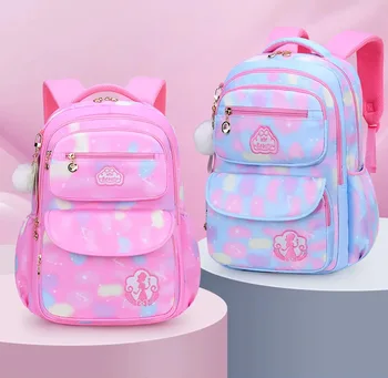 Zaino per ragazza per bambini Borsa da scuola rosa per bambino Zaino per adolescenti Primario Kawaii carino impermeabile 1