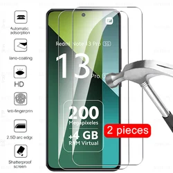 Premium 9H Tempered Glass Screen Protector (2 - Pack) - RedmiNote13 Pro 4G (2 Pieces)