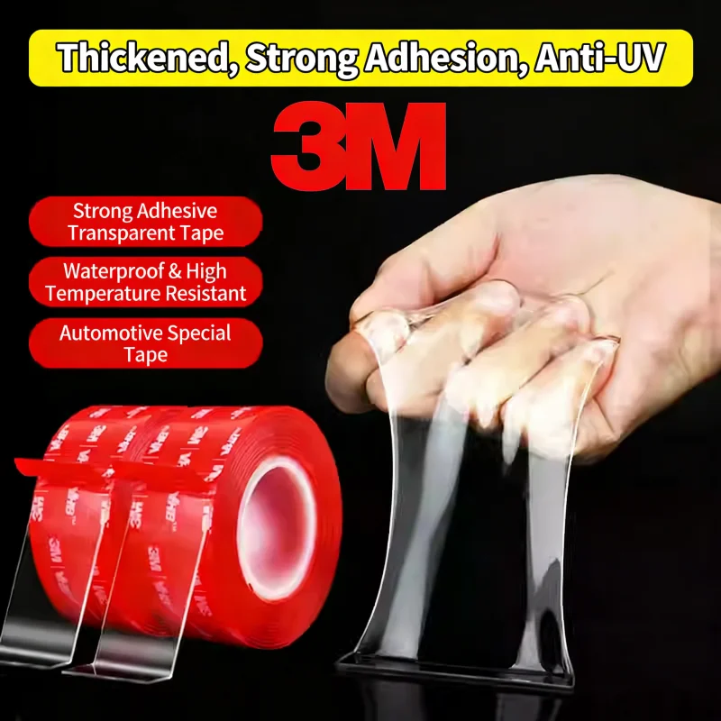High Tack Transparent Nano Adhesive Tape - Waterproof and Strong Fixing Solution