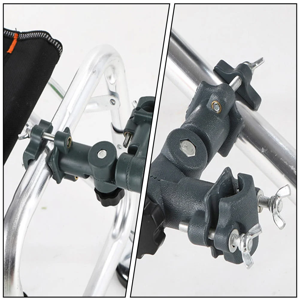 Umbrella Stand Chair Holder Mount Bracket Clamp Parasol Rod Rack Patio Deck Clip Clamps Connector Universal Bench Accessories fishing umbrella stand
