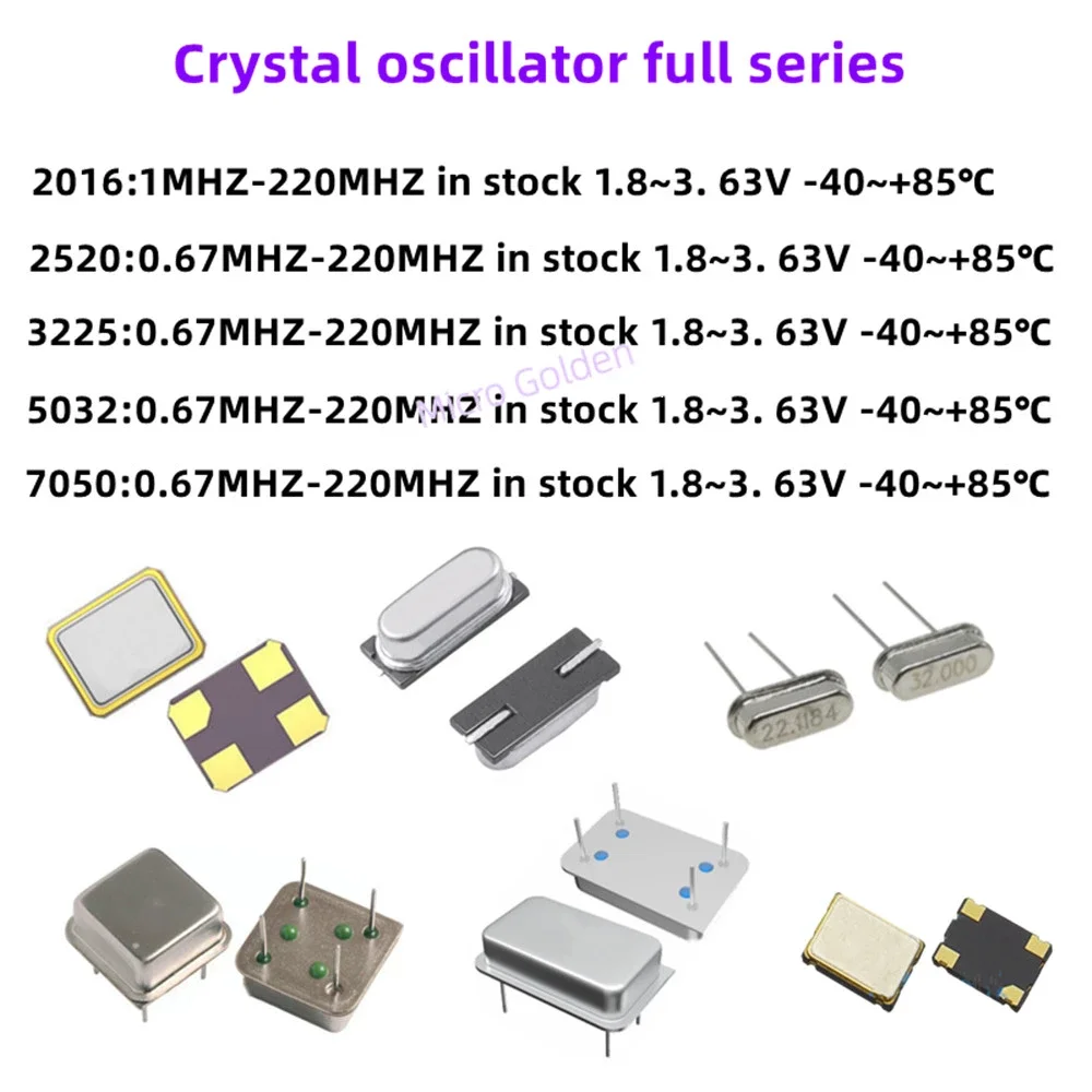 (15pcs) 10M 6035 10MHZ 10.000MHZ SMD 패시브 크리스탈 발진기 6.0*3.5MM 2PIN 석영 크리스탈 공진기 10.000M