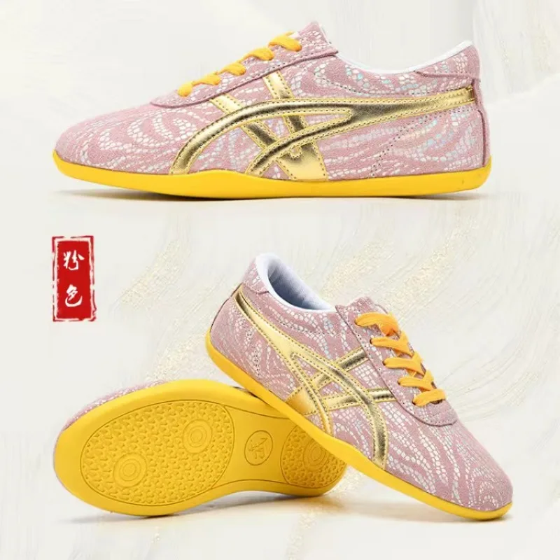 Professional Tai Chi Shoes Couples Comfortable Martial Arts Shoes for Men Women Gym Shoe Wearable Wushu and Taichi