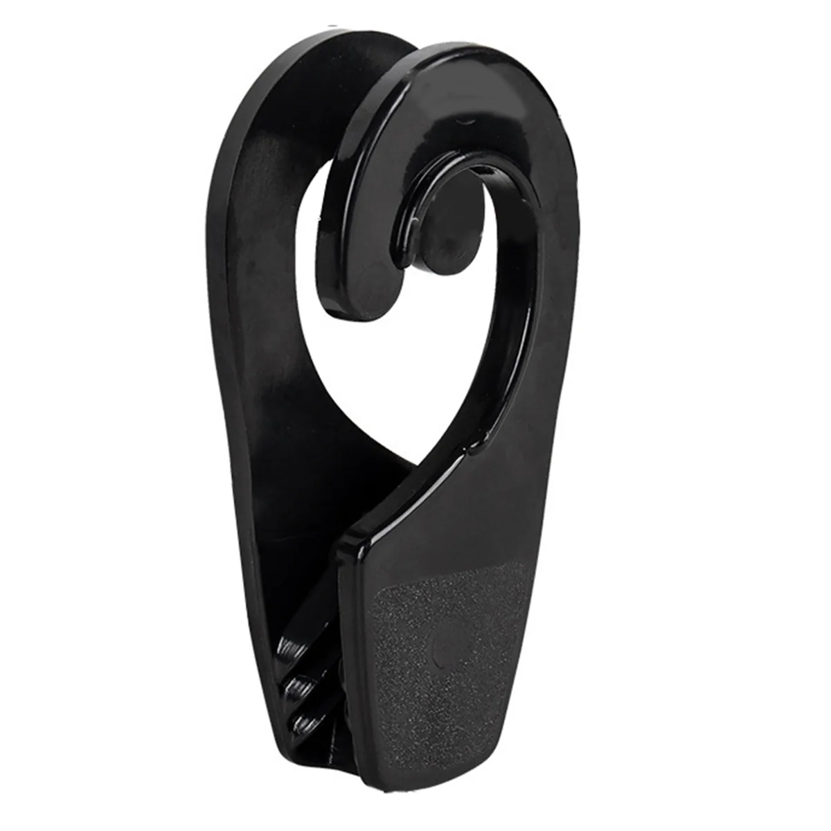 Rail Mount Boat Fender Hanger Hook Quick Release Clip Professional Versatile Adjuster Clip Line 32mm Black