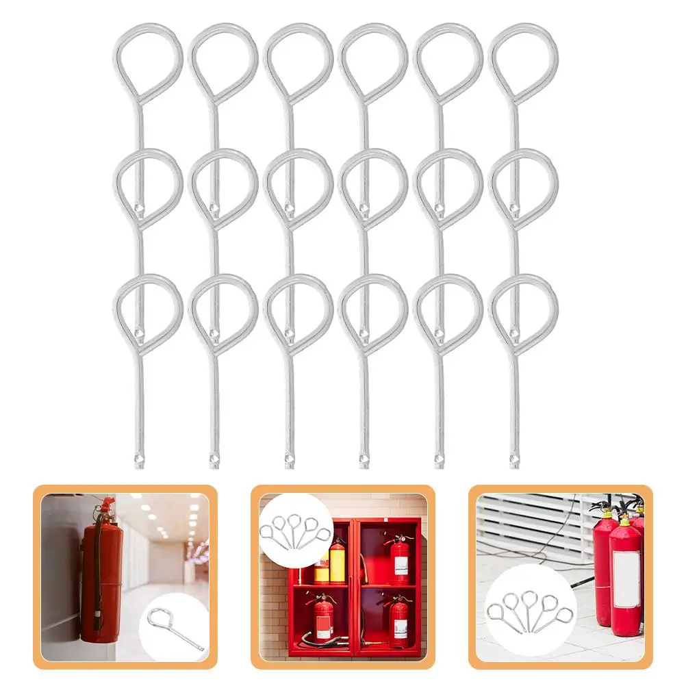 20 Pcs Fire Extinguisher Pins Metal Lock Pins Pull For Fire Safety Supplies Firefighting Tools Protection Equipment