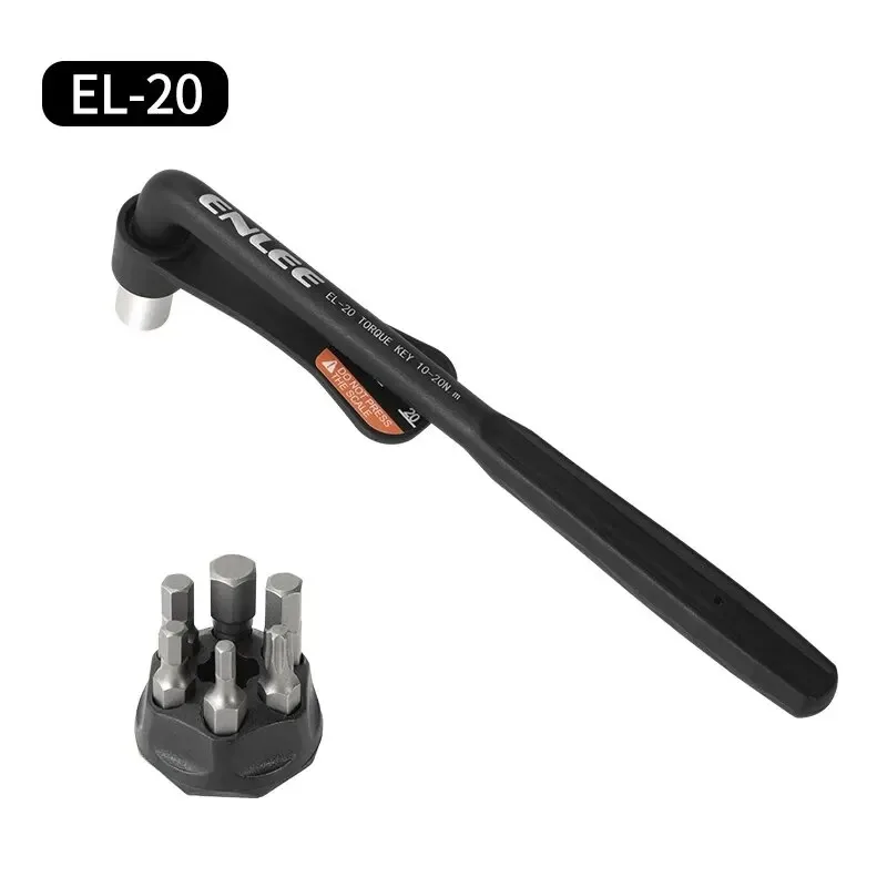 ENLEE Bicycle Torque Wrench with Bit Set Portable Small MTB Road