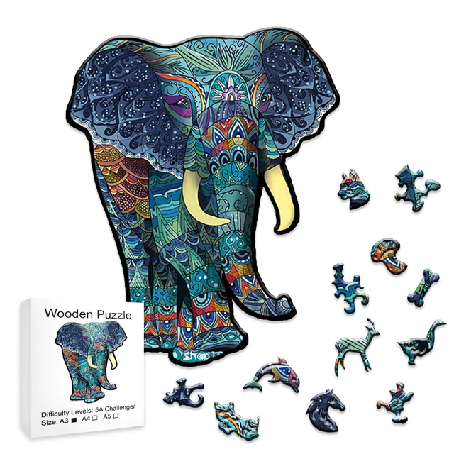 Wooden Animal Puzzles Adults, Games Puzzles Adults