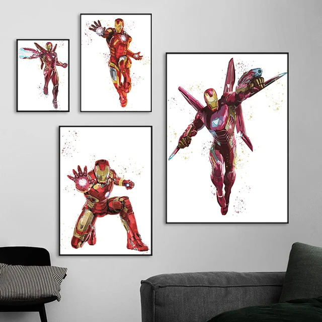 Super Hero Iron Man Avengers End Game Art Wall - POSTER 20x30