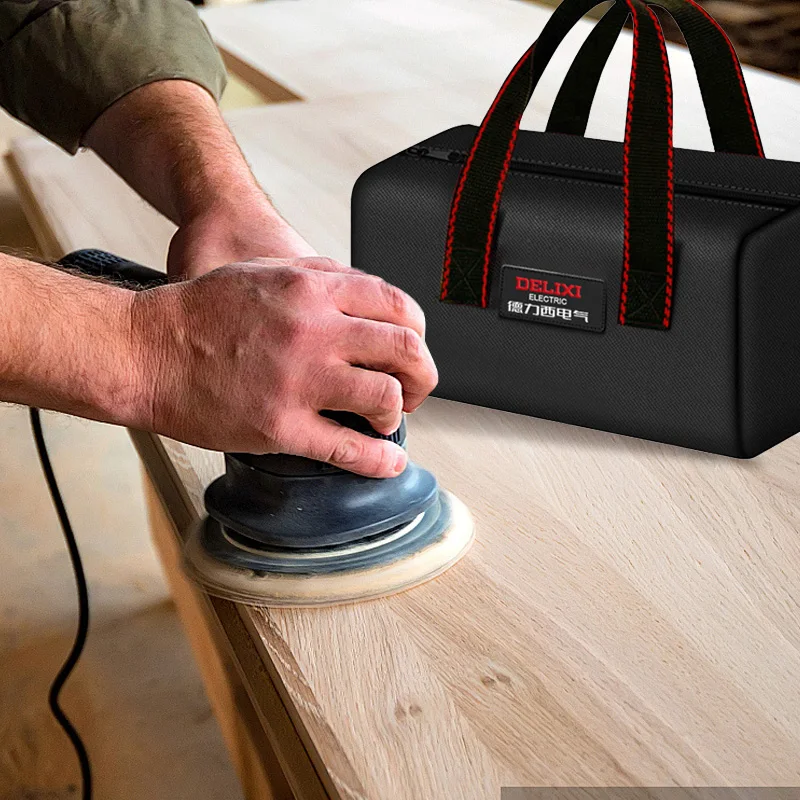 DELIXI ELECTRIC Tool Bag Oxford Cloth Portable Storage Bag, Professional Electrician and Carpenter Repair, Home Storage, HandBag 4