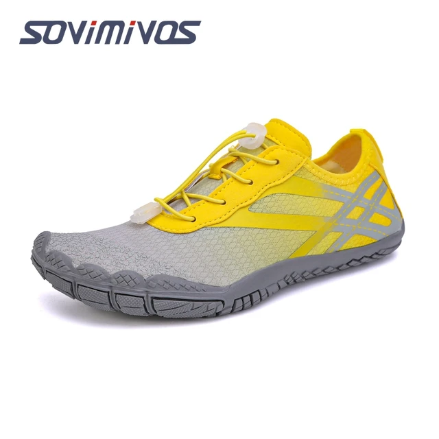 Zapatos de agua atléticos para senderismo para hombre y mujer, calzado  minimalista para caminar, natación, entrenador cruzado, caja de punta ancha