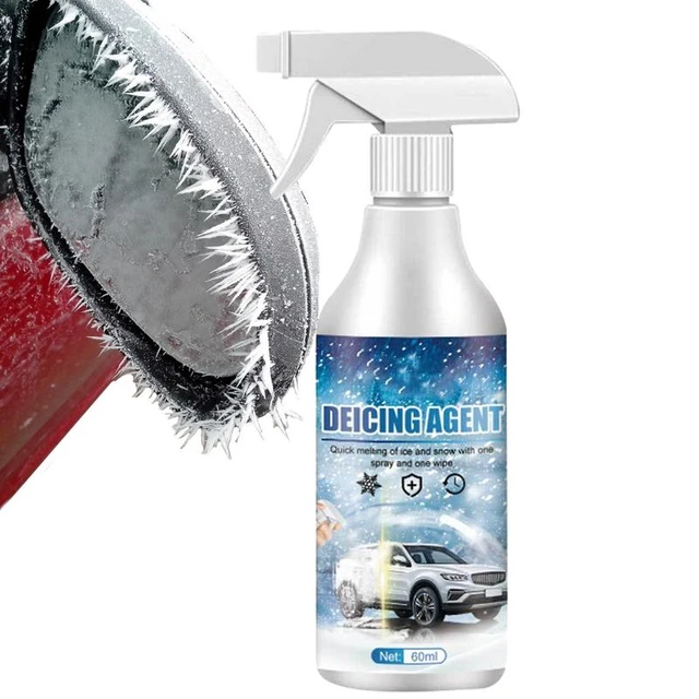 Windshield Spray De-Icer 60ml Vehicle Mirror Frost Remover Car