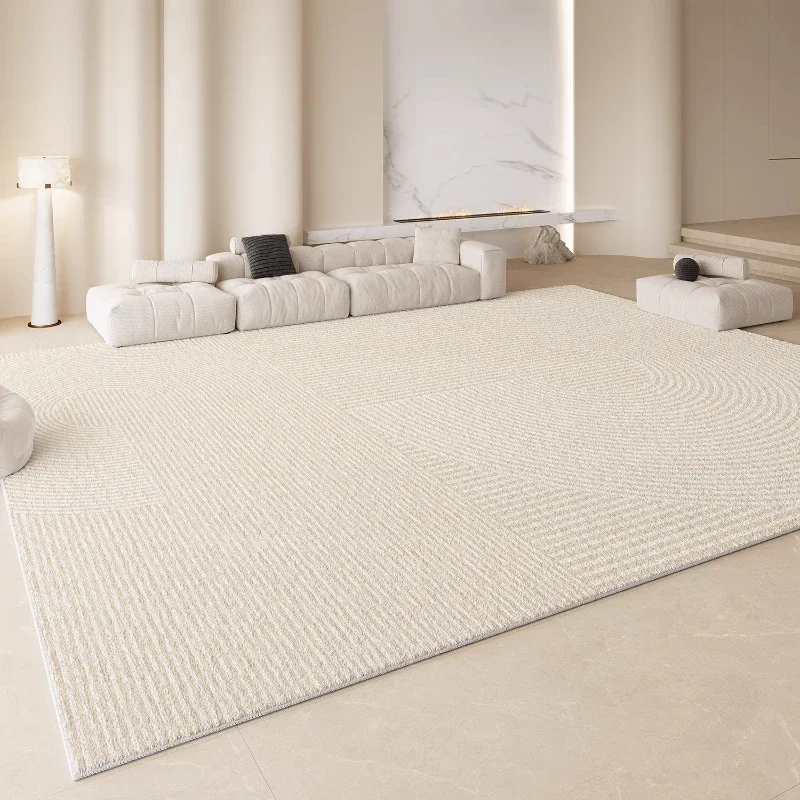 Fluffy Soft Bedside Rug Cream Style Carpets for Living Room Large Area Bedroom Decor Plush Carpet Thick Washable Study Floor Mat 2