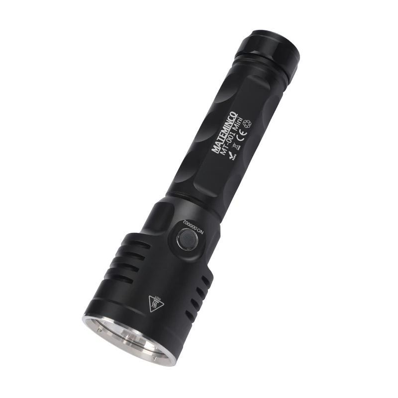 마테미?? MT-001 미니 장거리 투사 USB C타입 충전식 전술 LED 손전등 랜턴 (사냥, 캠핑, 탐색용)