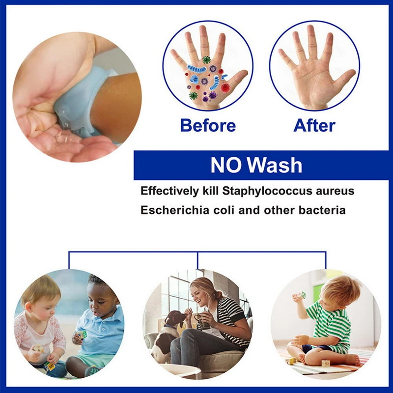 Adult Kids Liquid Wristband Hand Dispenser Handwash Gel Whole Sanitizing Silicone Alcohol Dispensing Bracelet Wrist Strap 2025
