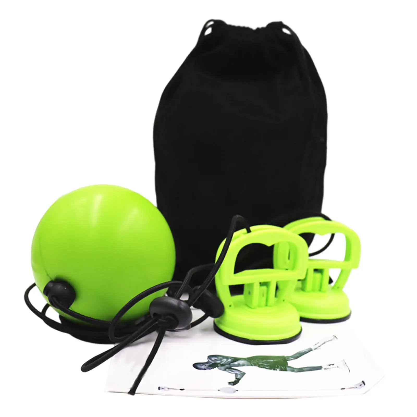 PU Speed Bag Training Double End Punching Ball, Home Gym Mma Punch Exercise