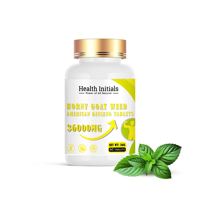 

Male Supplement To Increase Energy, Stamina, Motivation，Horny Goat Weed American Ginseng Tablets