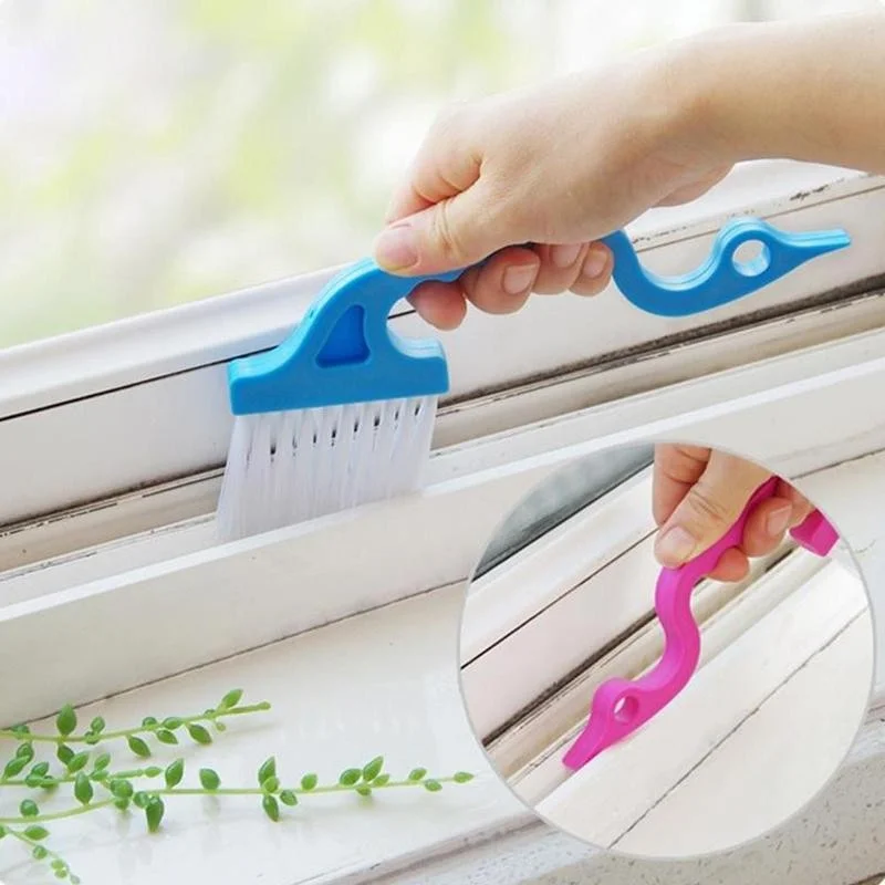 Hand-held Groove Cleaning Tools Window Track Cleaning Brushes Window Track Cleaning  Brushes for Window Air Conditioning Kitchen - AliExpress