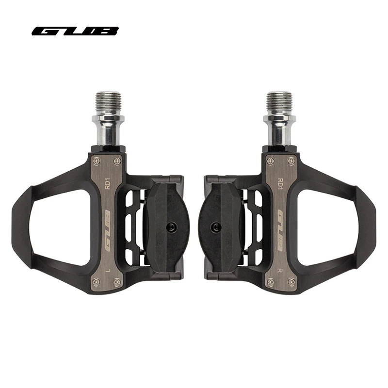 

GUB Cycling Road Bike Bicycle Self-locking Pedals Ultralight Nylon Sealed Bearing Bicycle Pedal With Locking plate Bike Part