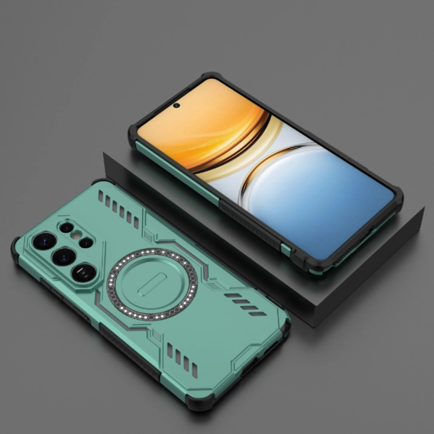 Lens Protection Heat Dissipation Magnetic Phone Case Cover