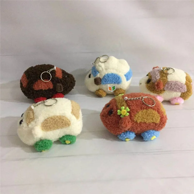 Cute PUI PUI Plush Toy Bag Pendant Japan Anime Guinea Pig Stuffed Animal Plushie Figure Soft Keychain Doll Keyring Birthday Gift plush toy,plush doll,plush keychain,key chain