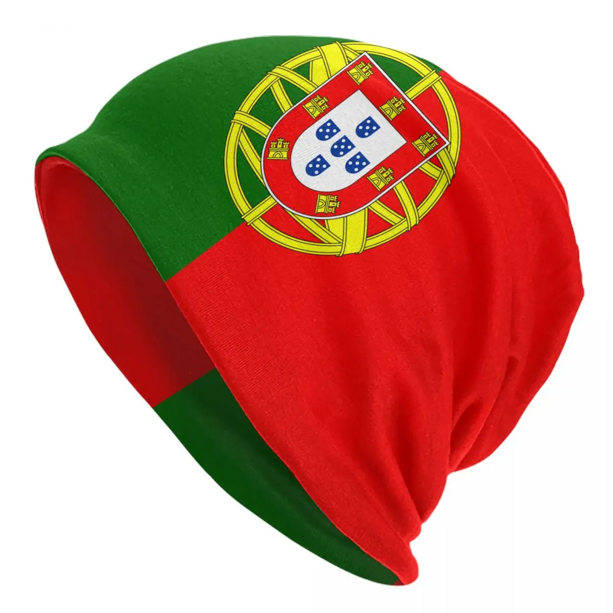 

Portugal Flag Cap Fashion Adult Outdoor Skullies Beanies Hat Spring Warm Dual-use Bonnet Hats