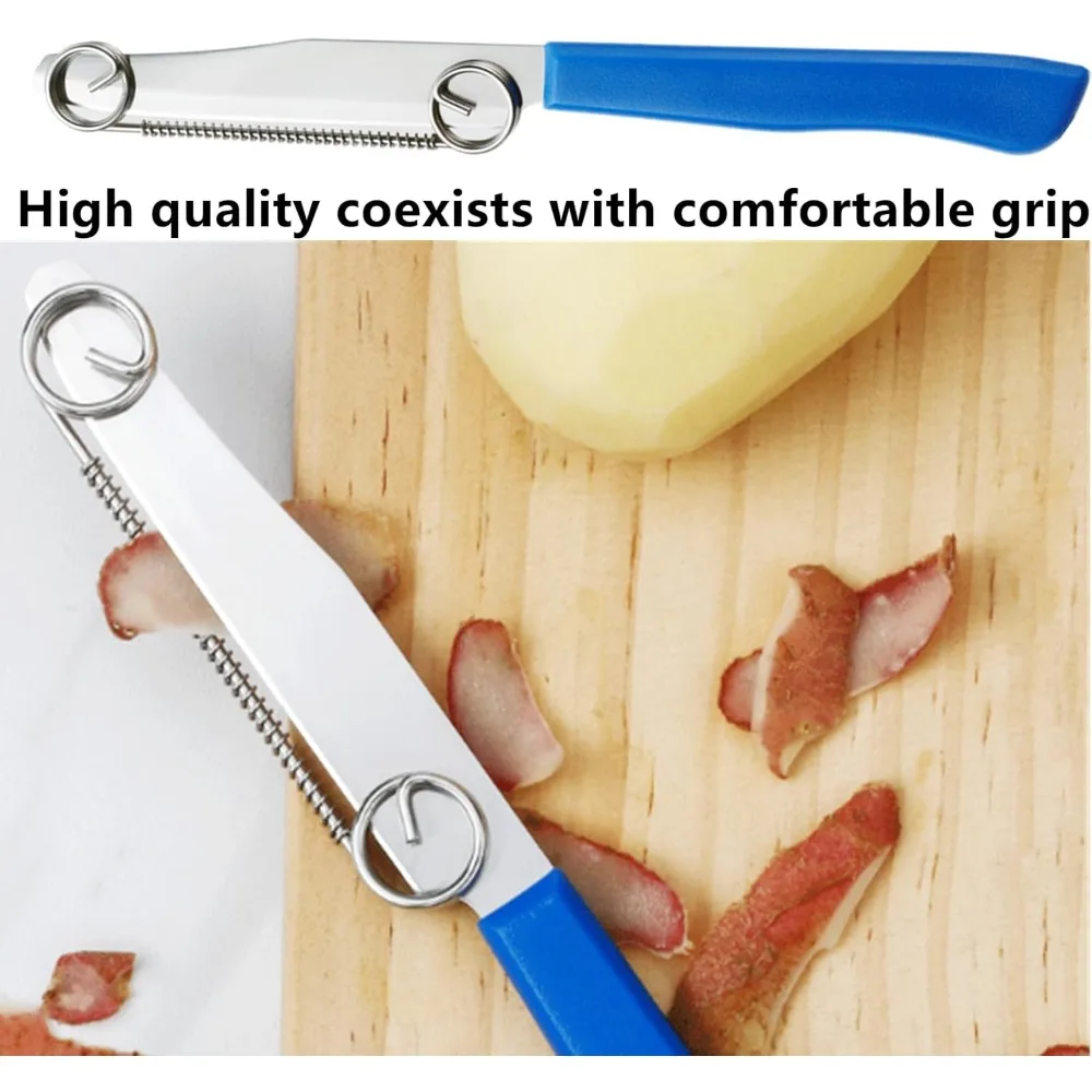Kitchen Peeler 2 in 1 Vegetable Fruit Peelers Quick Slicing Cutter with Spring Carrot Potato Shredder  Peeler Kitchen Gadgets 2 Kitchen Peeler 2 in 1 Vegetable Fruit Peelers Quick Slicing Cutter with Spring Carrot Potato Shredder  Peeler Kitchen Gadgets 2