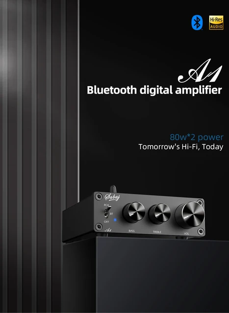 Stereo Bluetooth Sabaj Audio SABAJ A1 Bluetooth Digital Power