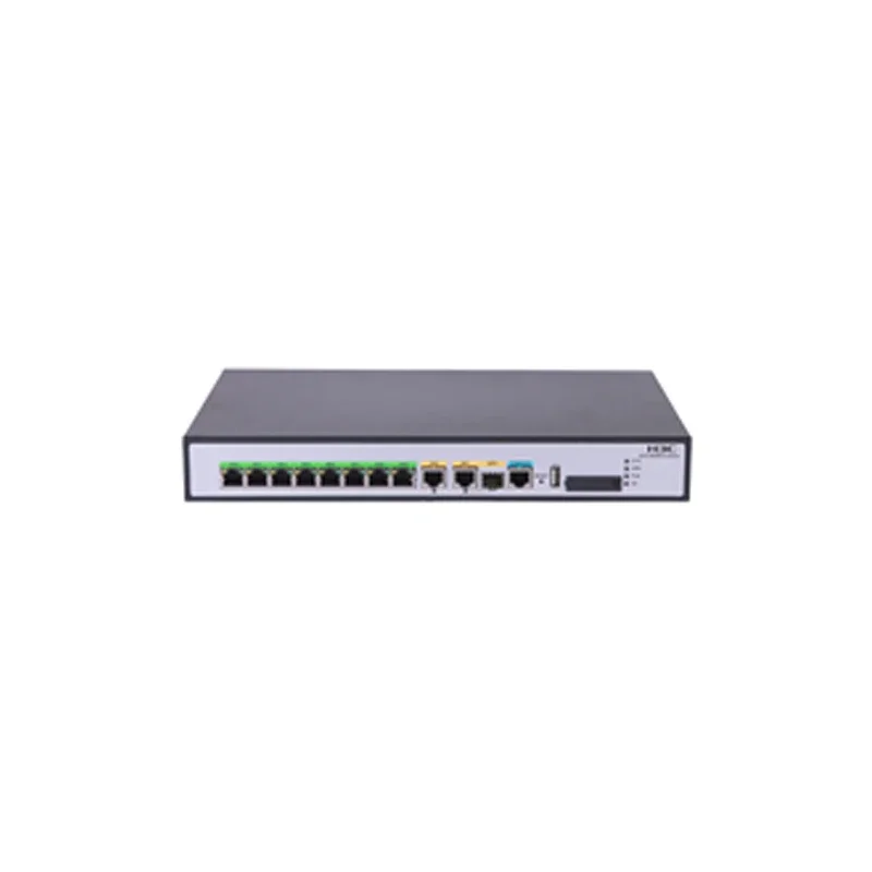 

RT-MSR810-10-PoE 1*GE(WAN)+1*GE Combo(WAN)+8*GE(LAN, switchable to WAN)+PoE router