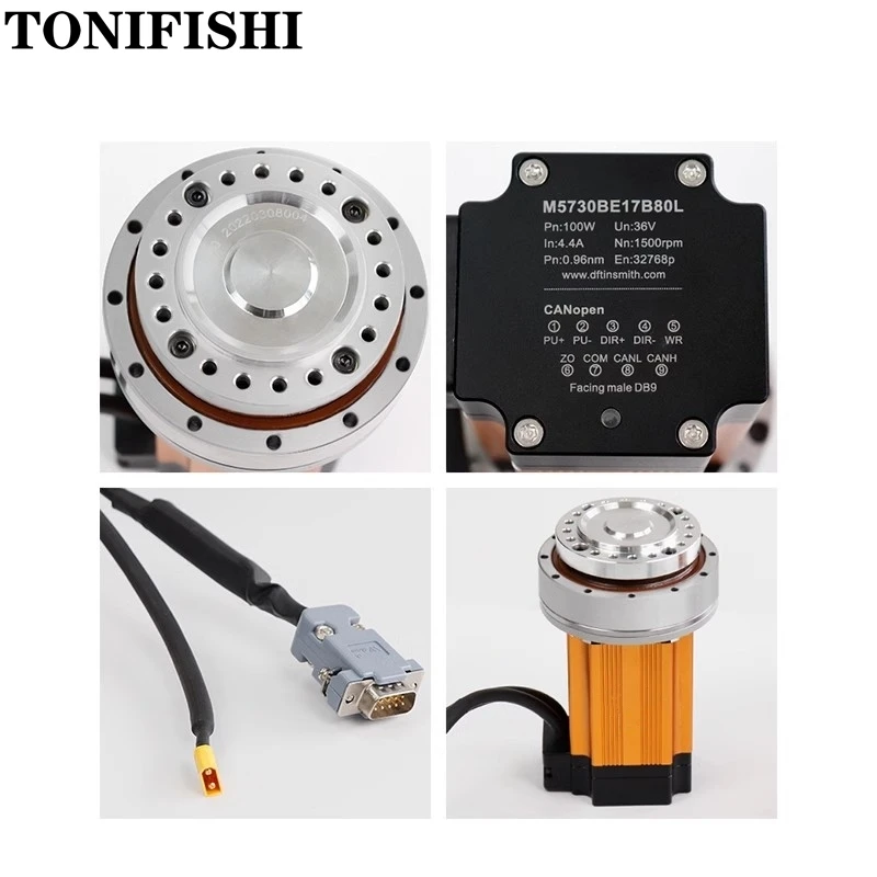M5730BE17B50L 100W 로봇 조인트 모듈 통합형 조인트 서보 모터 매니퓰레이터 매니퓰레이터 암 조인트 협동 로봇
