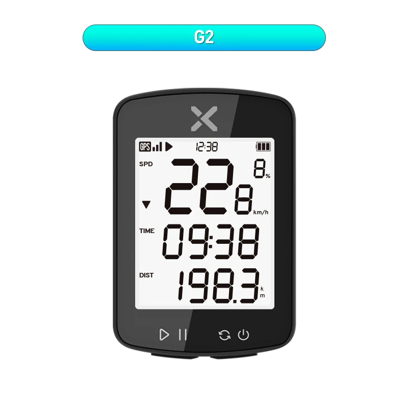 Xoss G2 Bike Computer Wireless Gps Ciclismo Tachimetro Strada Mtb Impermeabile Ant + Cadenza Velocità Smart Cycling Computer
