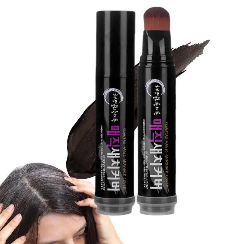 

Hair Line Shadow Stick Safe And Gentle Natural Herb White Hair Cover Pen Easy To Use Long-Lasting Fast Hair Dyeing Stick