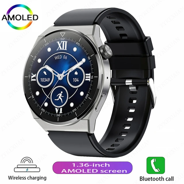 For Huawei Xiaomi NFC Smart Watch Men GT3 Pro AMOLED 390*390 HD Screen