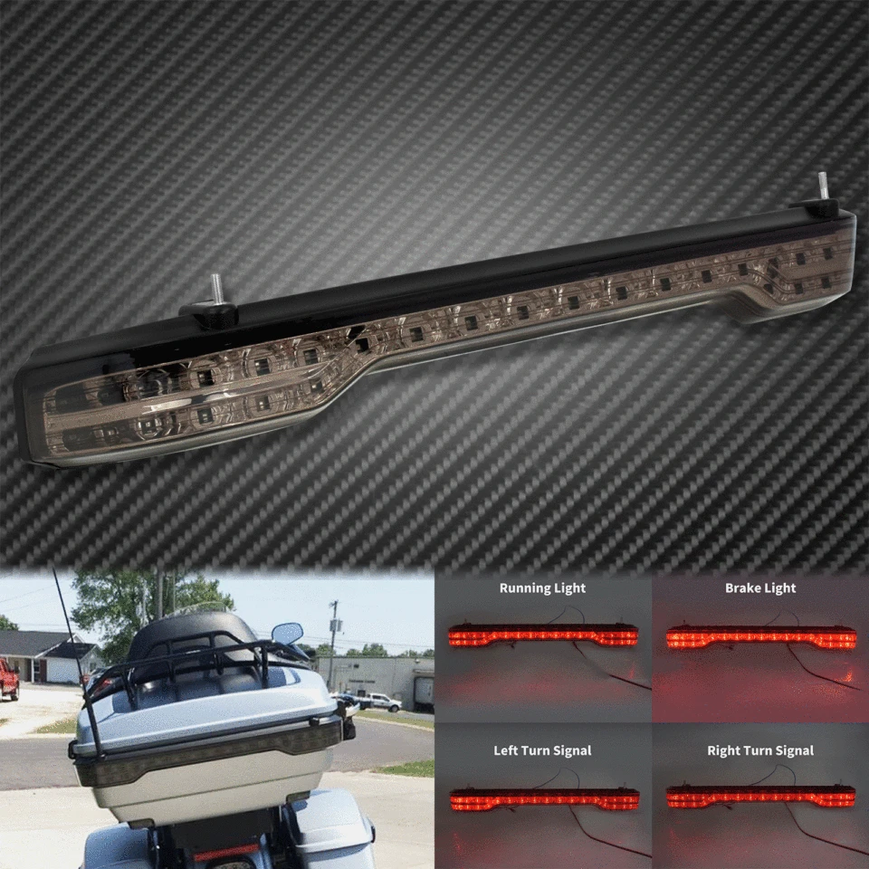 Luce Posteriore LED Per Harley Electra Glide - Tour Pack Con Freno E Indicatori - Foto 6