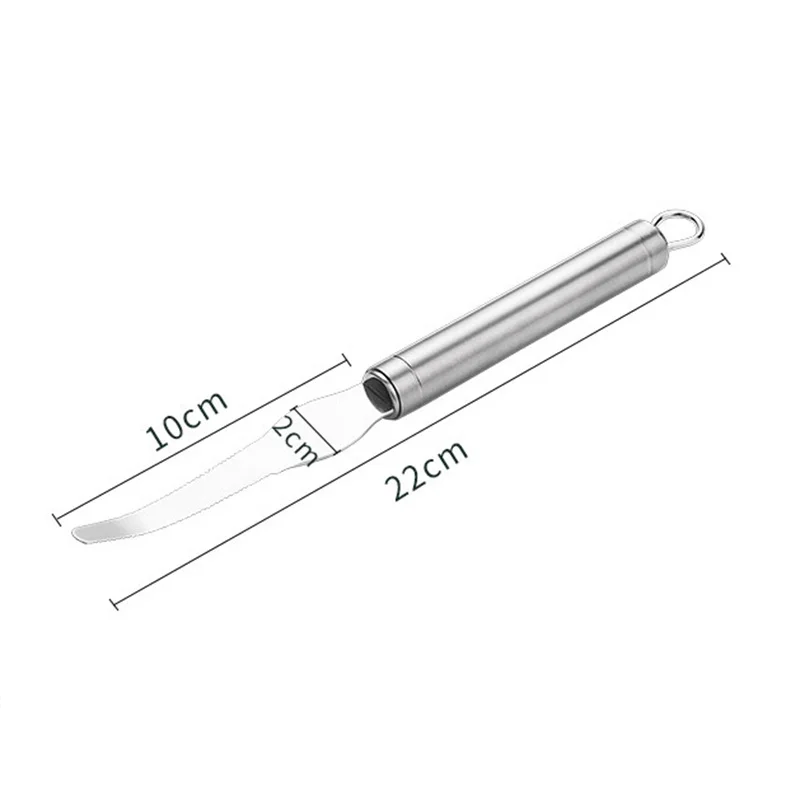 Stainless Steel Orange Peeler Orange grapefruit knife Multipurpose Citrus Lemon Cutter Grapefruit Meat Picker Kitchen Tool