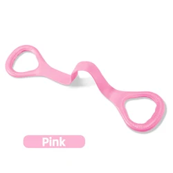 Fitness Resistance Band for Exercise - Elastic Training Band for Yoga and Pilates Workouts (Pink band)