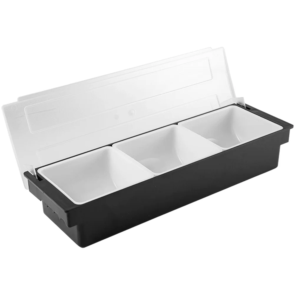 

Multi Grid Seasoning Box Snack Containers for Tray Fruit Compartment Divided Food Case Split