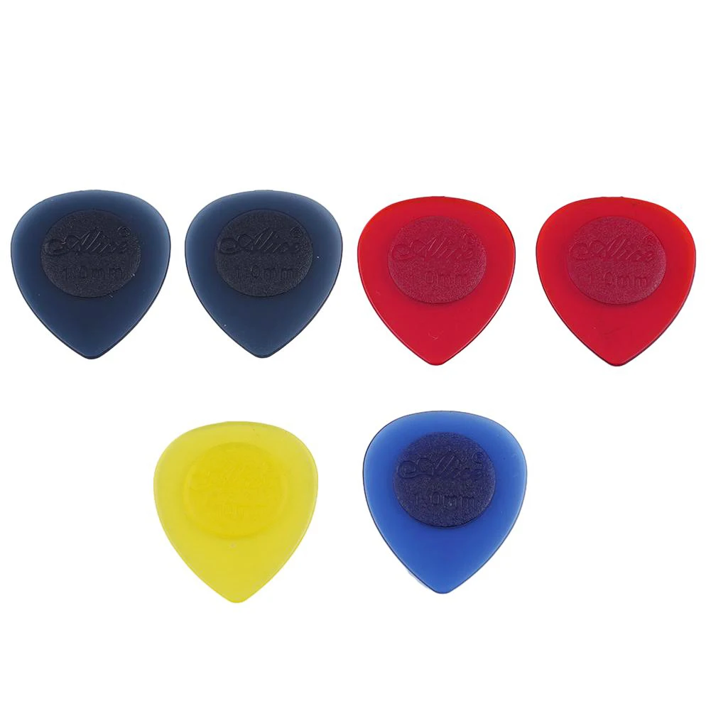 

6pcs Guitar Picks Alice Stubby Electric Guitar Pick Plectrums Large Stubbies Big 1mm 2mm 3mm Guitar Accessories