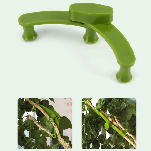 1/5/10Db 360 Fokos Állítható Növényi Ágak Hajlító Újrahasznosítható Ág Húzó Gallyak Rögzítése Bilincs Kert Bonsai Modellező Eszköz - Image 4
